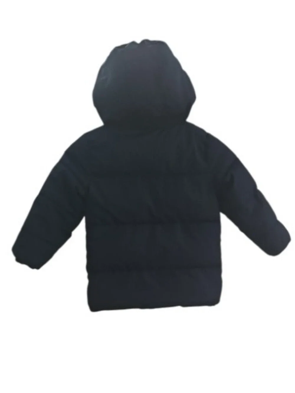 Old Navy Puffer Jacket Boys 5T Navy Hooded Water Resistant Winter Coat Full Zip